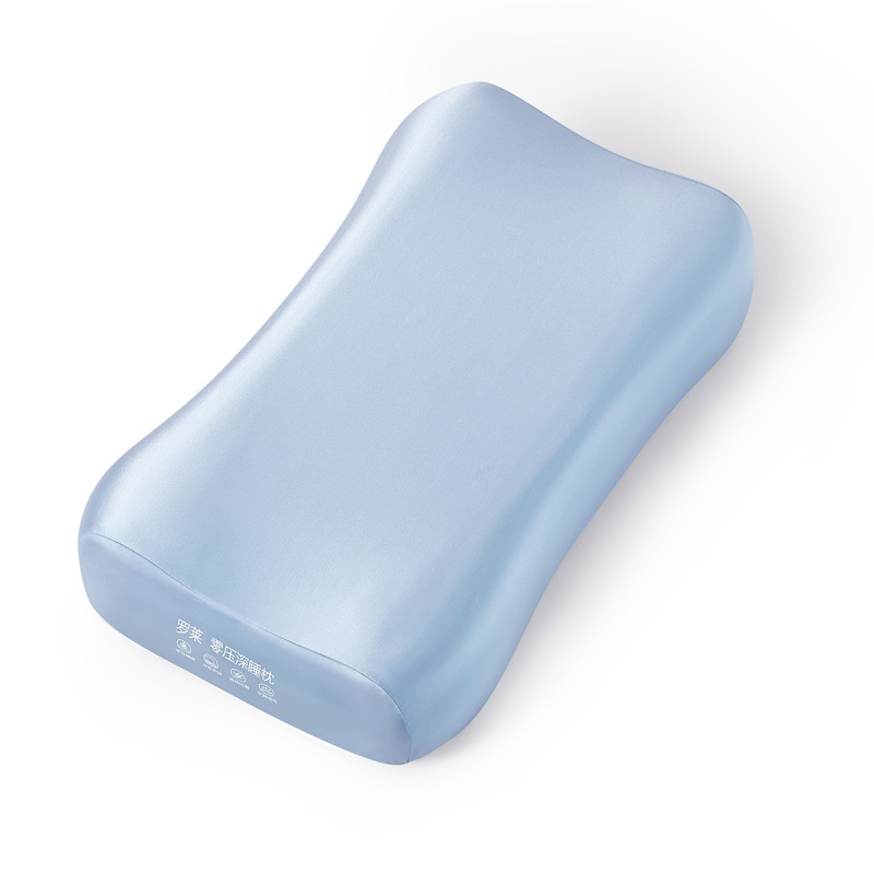 罗莱 零压深睡枕-蓝色男款高清大图
