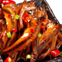 乡乡嘴小鱼仔 小吃香辣网红食即食毛毛鱼干小汁鱼休闲食品 混合20包 (送)混合20包