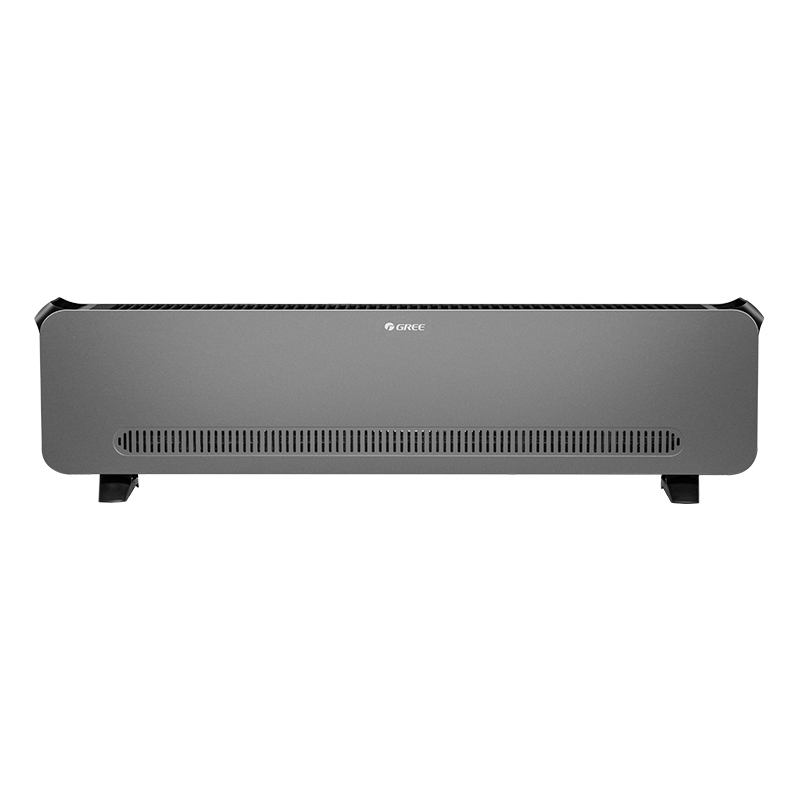 格力直板式踢脚线 居浴两用 取暖器 NJF-X6020黑+灰