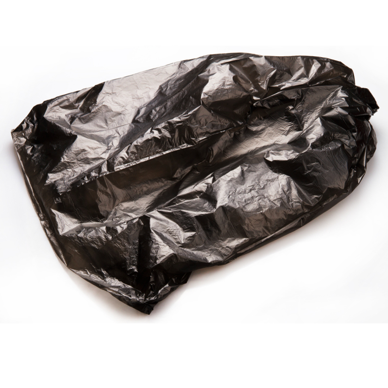 得力9575垃圾袋(黑)60*80cm(10只/卷) 八角底 10卷装