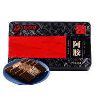 唯此阿胶块正品纯手工驴皮750g铁盒装