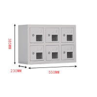 振奥 钢制手机充电柜存放柜 单位员工手机保管柜 6门手机存放柜