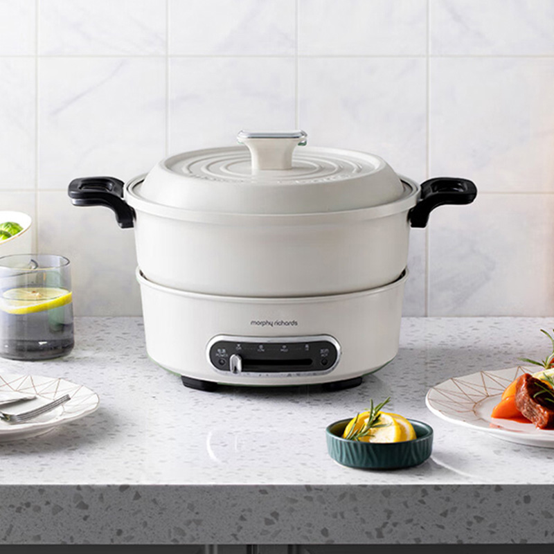 摩飞 MR9087 多功能小电锅 3L(台) 椰奶白高清大图