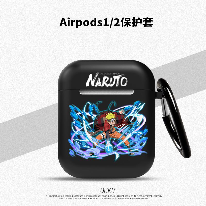 我爱罗01 纯色无图案 火影忍者airpods耳机壳airpodsPro3苹果无线蓝牙耳机套硅胶耳机套