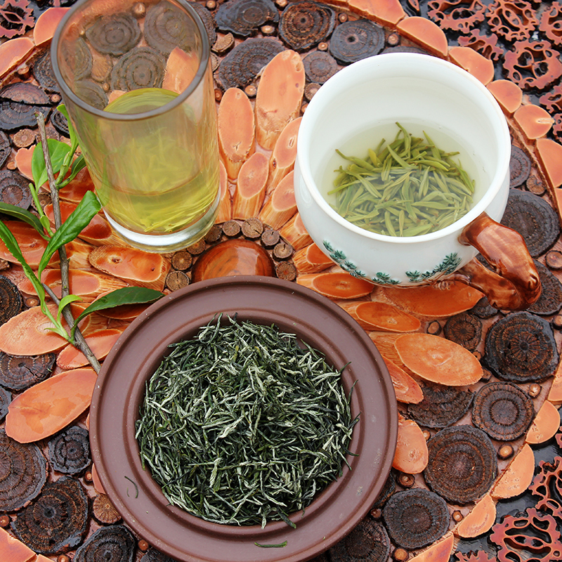 一苇农佳 湖北三峡茗茶碧峰2*200克每罐手提袋装居家好茶