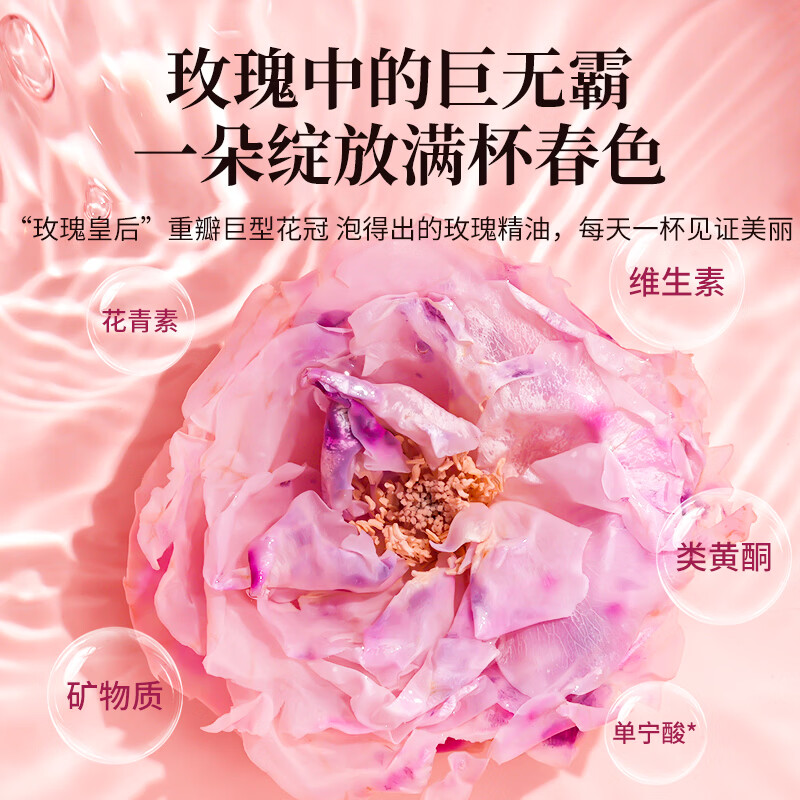 福东海-有机重瓣红玫瑰(墨红玫瑰)50克/罐高清大图