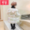 可莉允反季女童棉服2022秋冬装儿童免洗棉袄女宝宝羽绒棉外套中长款洋气