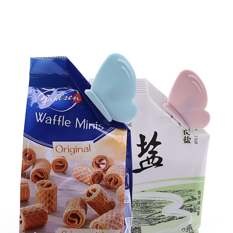 创意封口夹零食食品密封夹食物奶粉封口夹子塑料袋夹封袋夹4个装