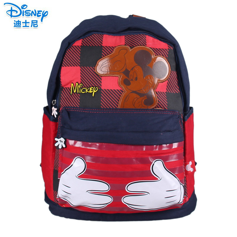 迪士尼米奇双肩书包小学生13年级男女童轻便背包儿童卡通书包