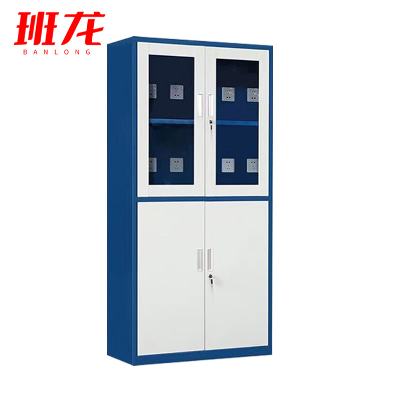 班龙工具充电柜上玻下铁台