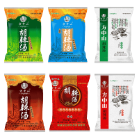 方中山胡辣汤 河南特产逍遥胡辣汤料 六口味组合装麻辣微辣木耳牛肉味