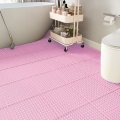京城派 QC-弯头纱地垫 新升级加厚款30x30cm单片补拍价格 拼接浴室垫-纯粉色
