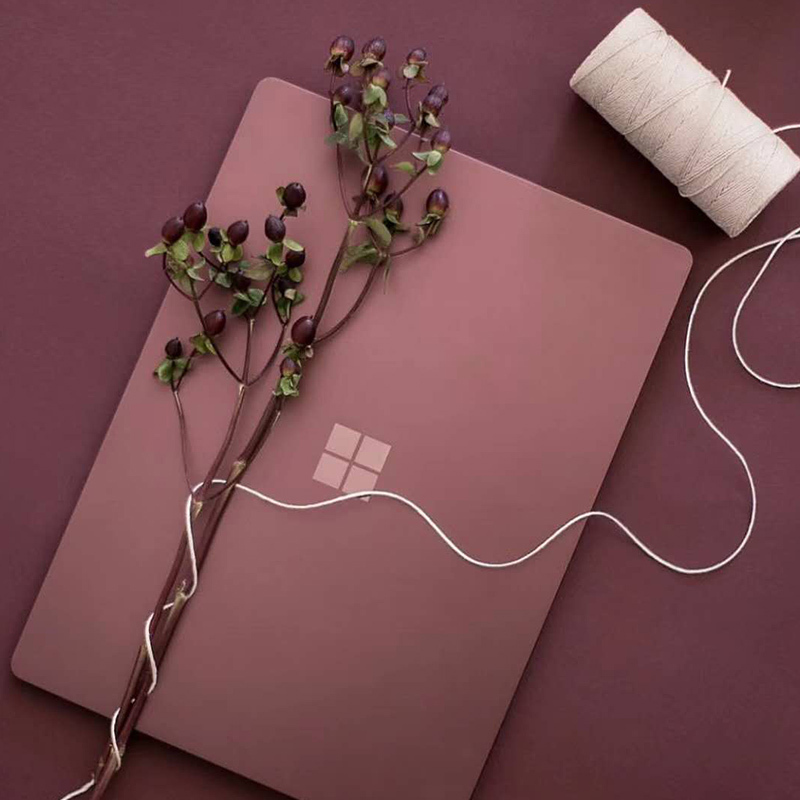 微软(Microsoft)Surface Laptop 2 13.5英寸 超轻薄本触屏版笔记本电脑(i7-8650U 16GB 512GB大固态硬盘 含正版office 深酒红)