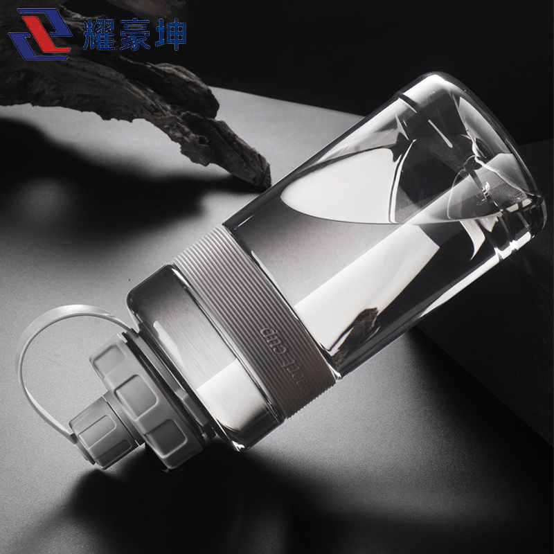 耀豪坤 塑料运动健身水杯logo定制2000ML/个高清大图