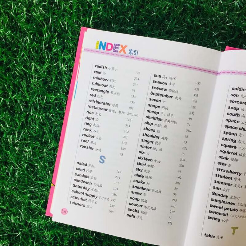 少儿彩图英语词典(上下册)[全2册] 小学通用 [正版]精装硬壳 少儿彩图英语词典上下 有我一本足够用上下2册 小学生低高清大图