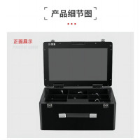 警翼采集工作站W7高速采集21.5寸超清触摸屏15口快速充电翻盖式4T存储 W7