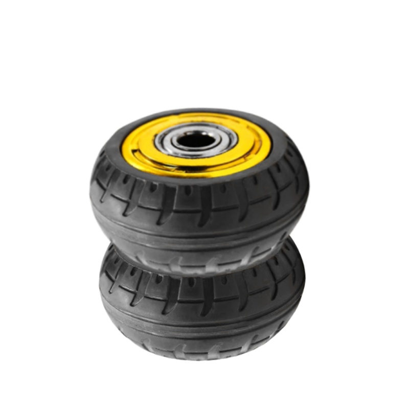 冰将 耐磨重型轻音橡胶底座单轮 个高清大图