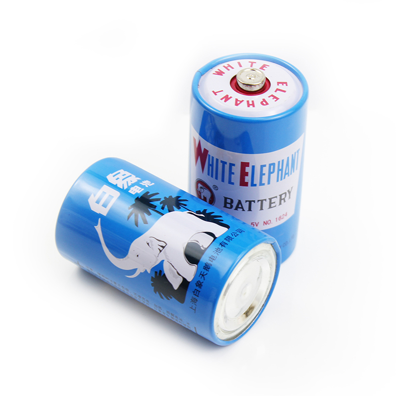 两粒一号电池白象1号电池碳性大号一号15v热水器燃气灶煤气灶天然气灶