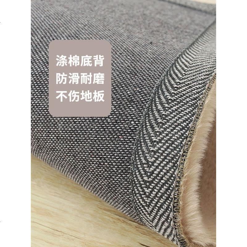 卧室地毯床边毯满铺房间脚垫飘窗窗台垫子加厚床前毛绒小地毯可爱图片