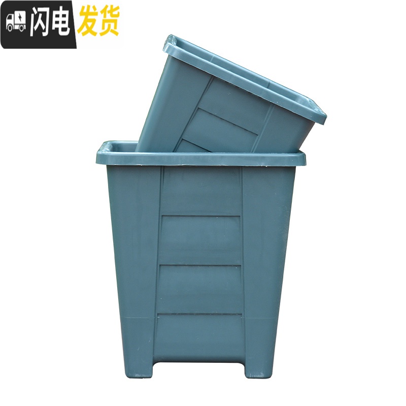 三维工匠升级加厚四方透气青山盆方口控根加仑花盆不烂根月季树脂塑料花盆 [2个装]鼎型控根1号盆(含托) 大花盆容器高清大图
