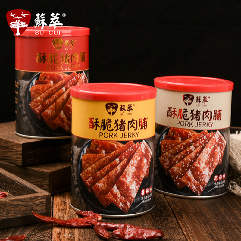 苏萃礼盒装猪肉脯(罐装)-472g(692)