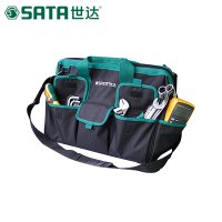世达(SATA) 14英寸工具包 斜挎包电工包挂包 360x300x230mm 95183