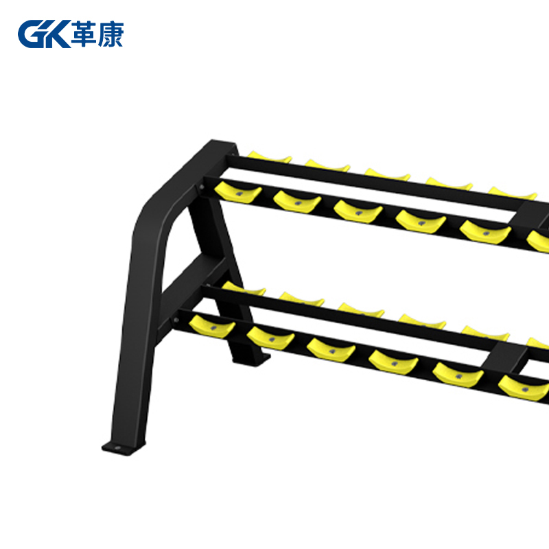 革康 GK-JSQC8506 二层十副双层哑铃架综合训练器高清大图