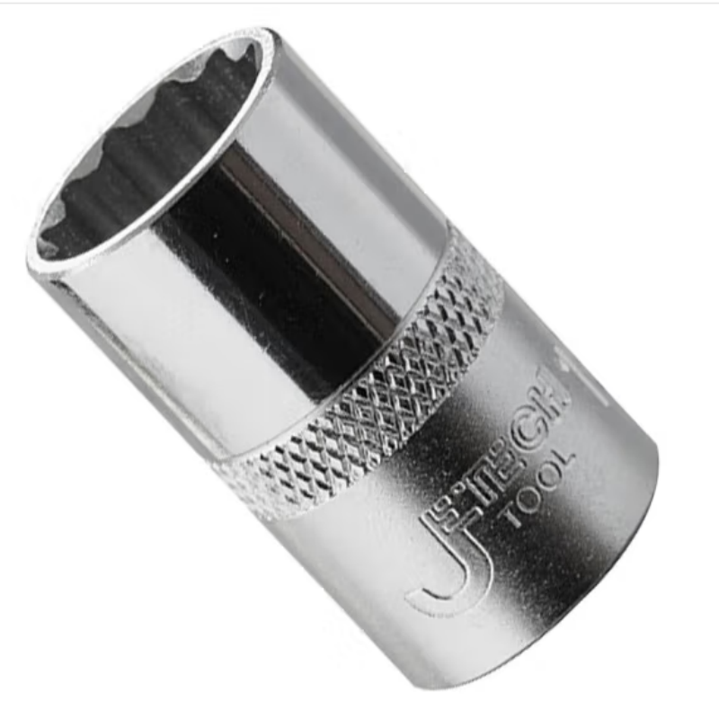 JETECH/捷科 1/2寸系列公制十二角镜面套筒 SKD1/2-12 12mm 1只