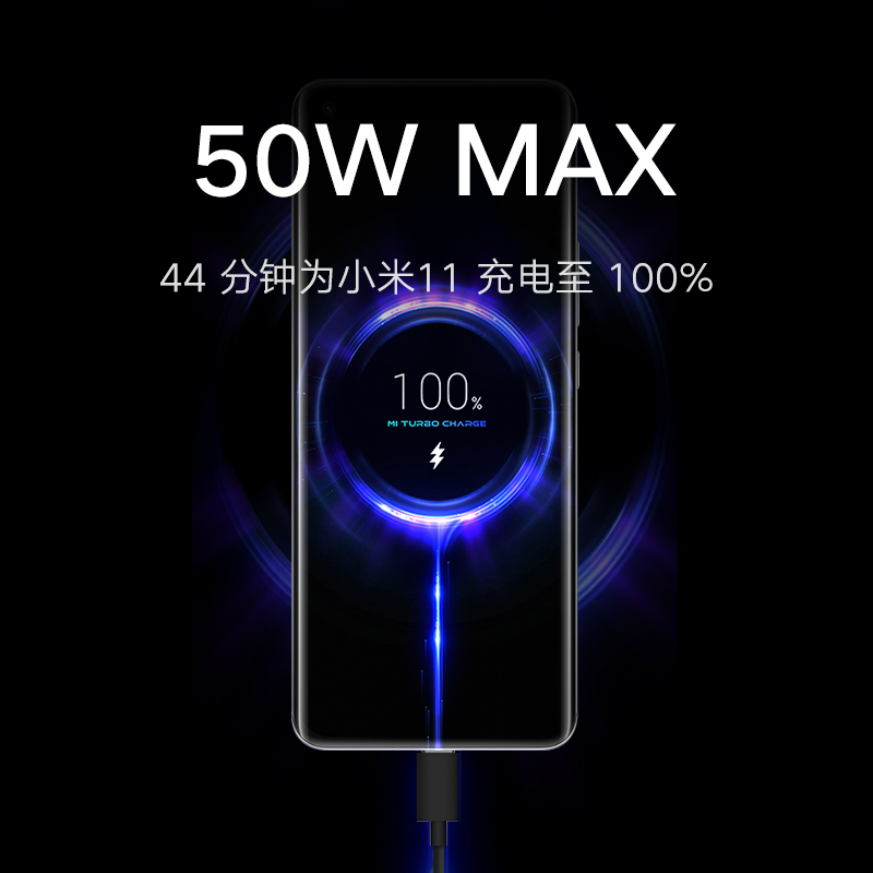 小米(MI)充电宝20000毫安 50W快充 超级闪充 可上飞机 适用苹果手机安卓华为便携超大容量2万mAh