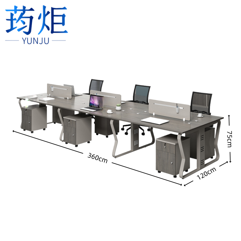 荺炬职员桌*高清大图