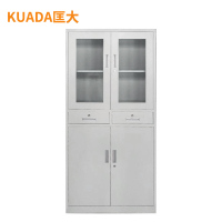 匡大 文件柜铁皮柜办公文件资料储存柜钢制 中二斗文件柜 KDT379