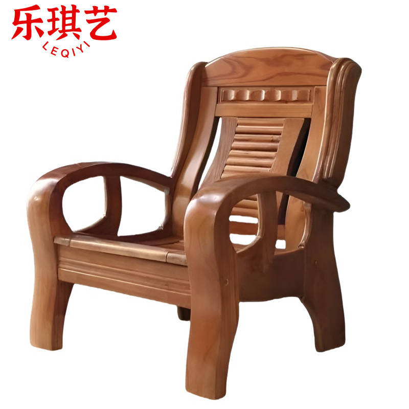 乐琪艺 实木沙发 单人位 张高清大图