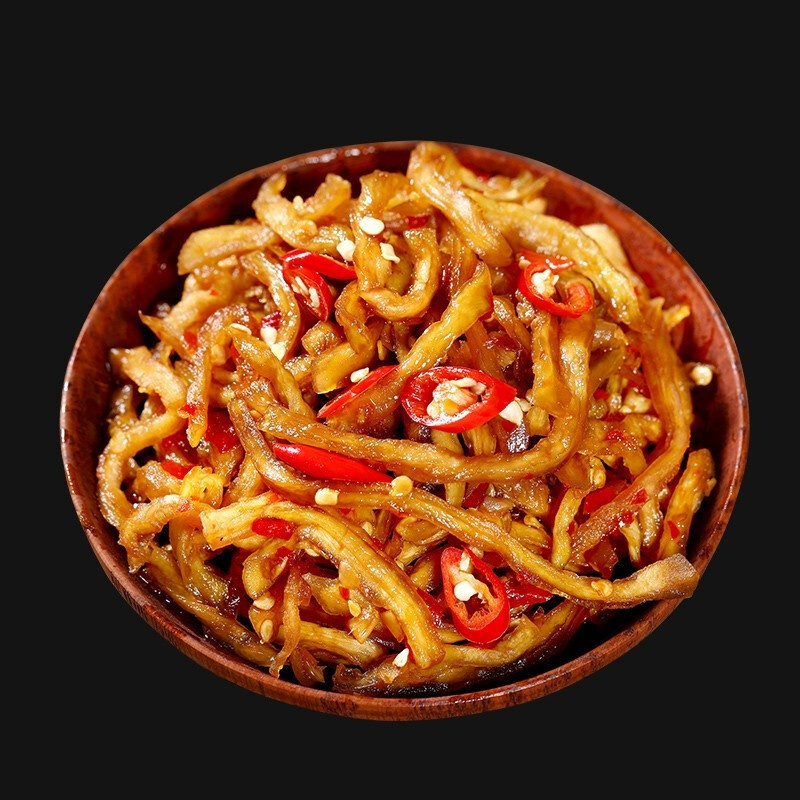 2瓶开胃下饭菜香辣木瓜丝木瓜丁咸菜榨菜酱菜280g玻璃罐装视频