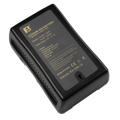 沣标BP-150W索尼V型 V口广播级 V口专业摄像机 V型卡口电池监视器 补光灯V口电池大容量电池电源
