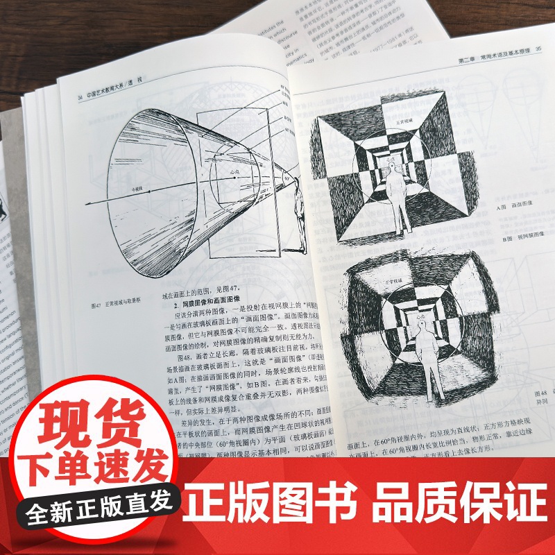 《透视》修订版 中国艺术教育大系 美术卷 中国美术学院 正版品牌高清大图
