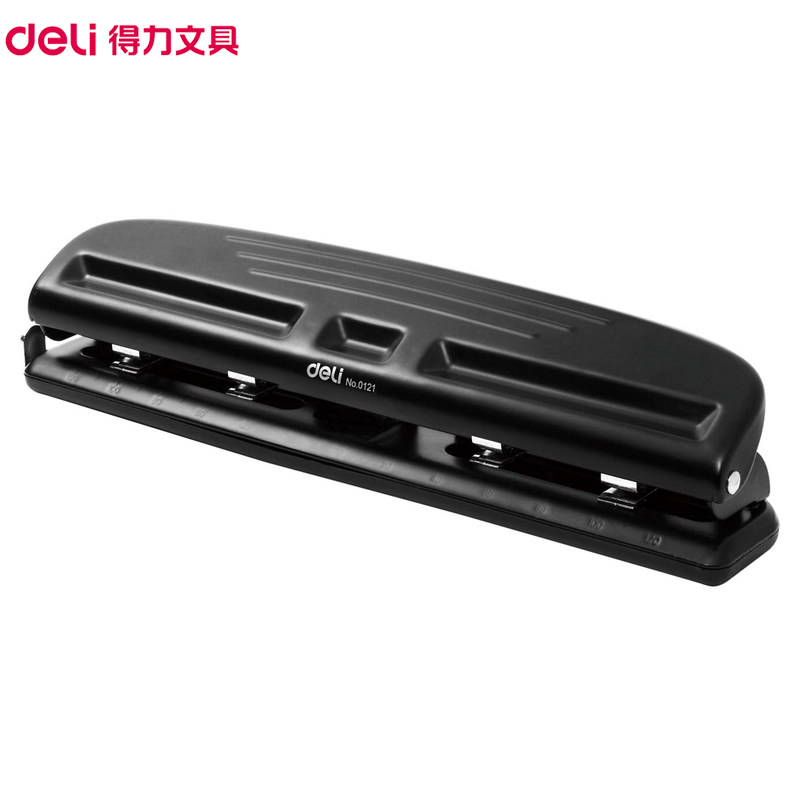 得力(deli)0121 四孔省力打孔机 颜色随机 单个装