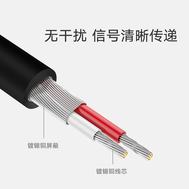 耳机延长线 3.5mm音频线公对母电脑电视音响音箱线延长线 5米装