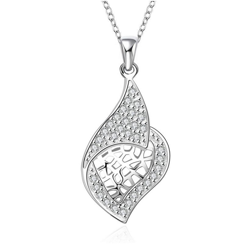 N629 Women Silver Necklace 镀925纯银女项链日韩版锁骨链潮人送女朋友七夕情人节礼物