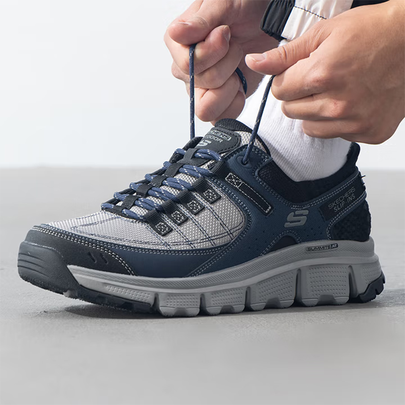 斯凯奇男款休闲休闲鞋237622/GYNV-10双高清大图