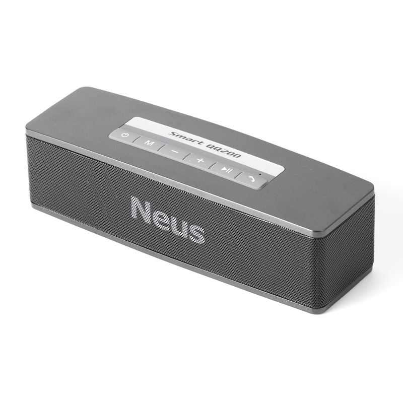 Neus/纽斯 Smart QQ200 无线HIFI蓝牙音箱迷你小音响手机便携插卡 黑色