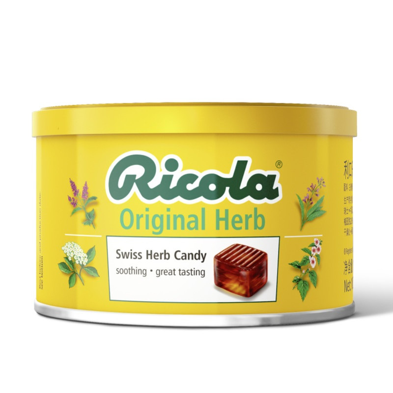 [苏宁超市]利口乐(Ricola ) 香草润喉糖(原味)100g 瑞士进口