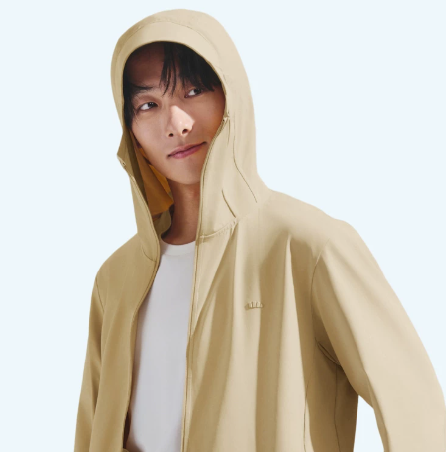 蕉下AL936冰丝防晒衣服男外套防紫外线凉感透气（木茶青）L码/件高清大图