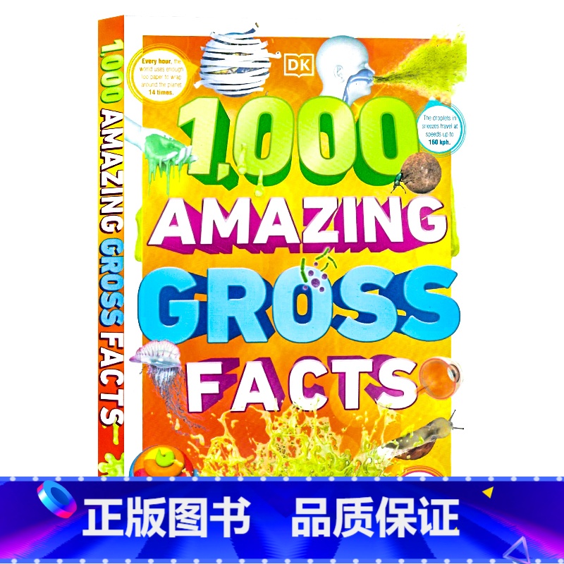 【正版】DK出品1000个令人吃惊的恶心事实 英文原版1000 Amazing Gross Facts 图解科普百科认