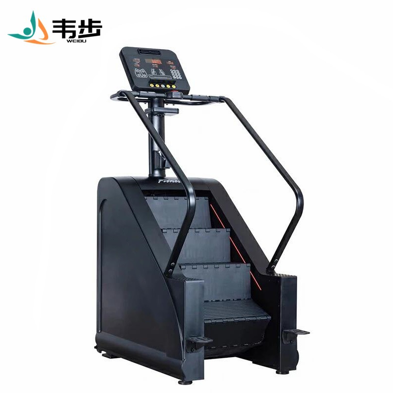 韦步WB-C1商用楼梯机室内登山机家用多功能爬楼台阶踏步攀爬机器 LED屏幕