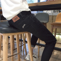港风韩休闲紧身九分裤男18修身脚仔裤潮韩版男