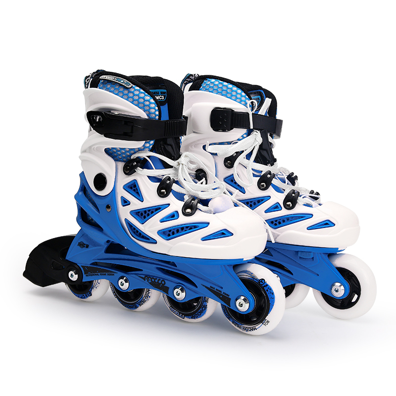 米高轮滑鞋儿童全套装透气溜冰旱冰鞋可调男女初学者直排轮夏mc3