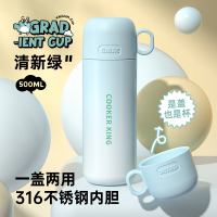 乐彩随手杯 清新绿 500ml