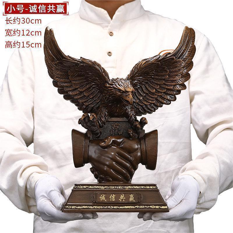 家柏饰(CORATED)办公室握手摆件大展宏图老鹰工艺品老板办公桌面装饰商务礼品高清大图