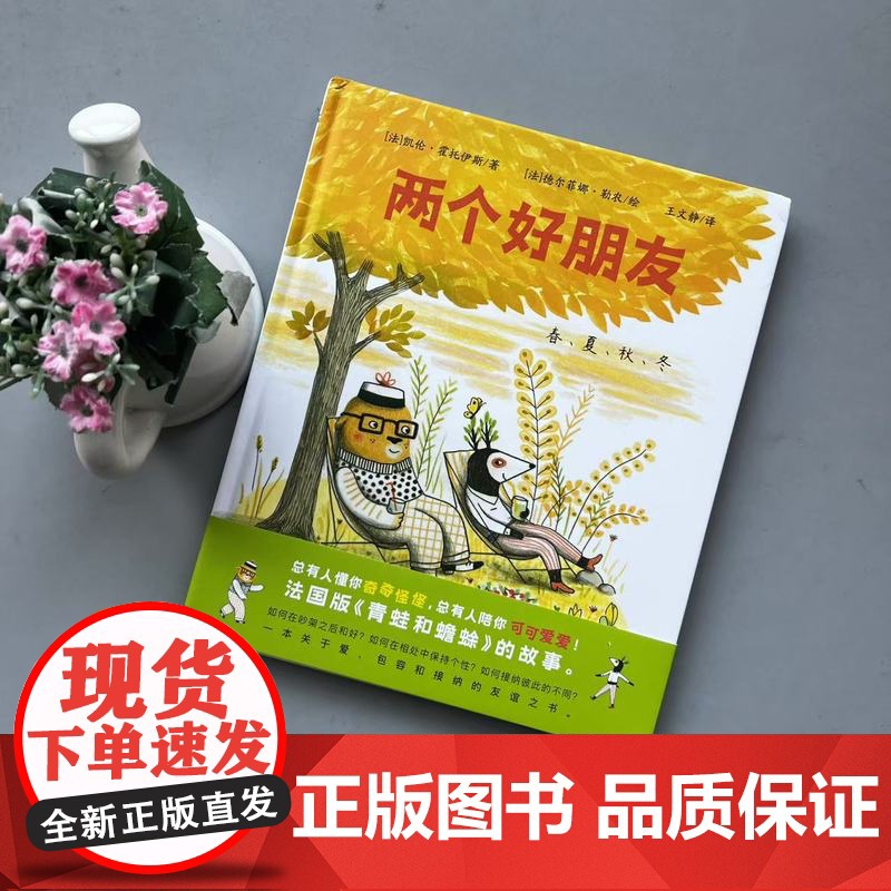 两个好朋友 2024年寒假百班千人推 荐外国儿童文学绘本图画书一年级小学生课外阅读书籍幼儿故事书 西安世图高清大图
