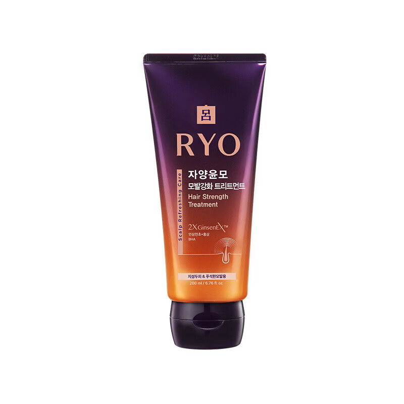 吕(Ryo)氨基酸紫吕发膜蛋白棒 人参修护顺滑 紫吕精华发膜200m高清大图